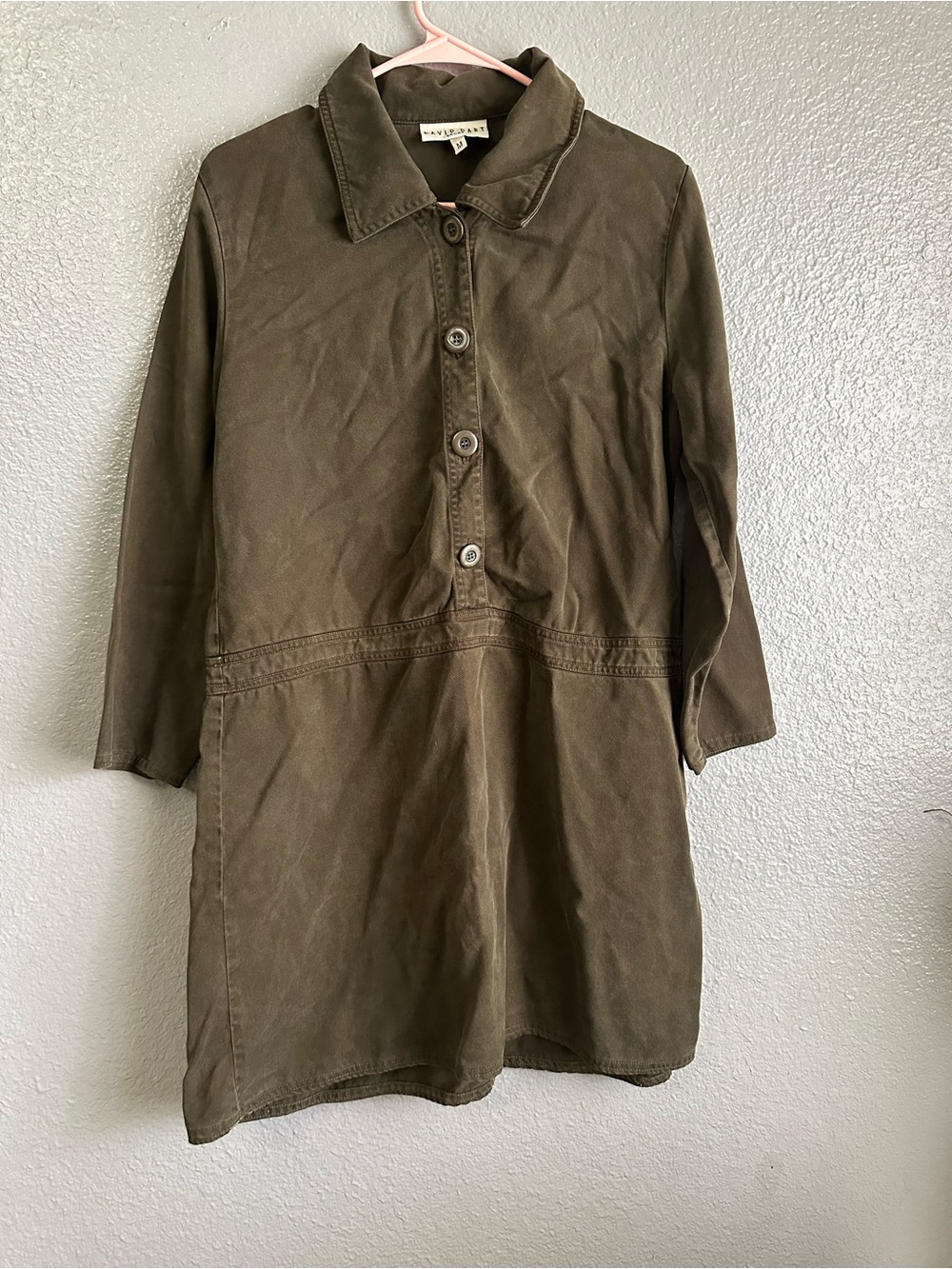 Vintage-Inspired Olive dress by David Dart sport